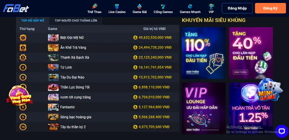 Khuyến mãi chào mừng vi84 win